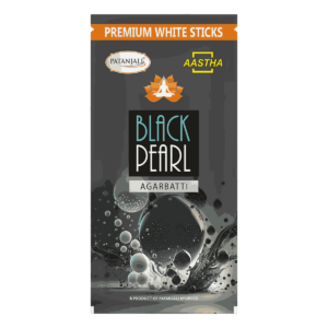 AASTHA AGARBATTI W STICK BLACKPEARL-110G
