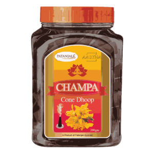 AASTHA CHAMPA CONE DHOOP – 200 GM