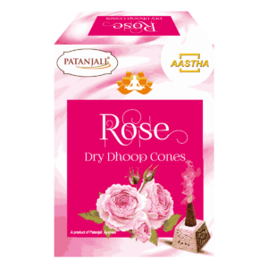 AASTHA ROSE DRY DHOOP CONE – 20 GM