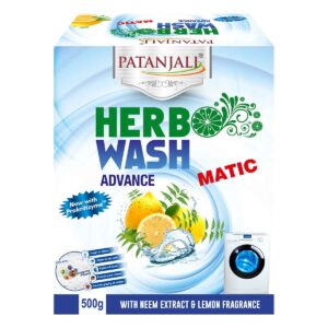 HERBO WASH ADV. MATIC DET. POWDER 500 GM