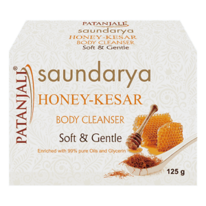 SAUNDARYA HONEY-KESAR BODY CLEANSER-125G