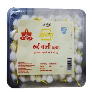 AASTHA COTTON WICKS HALDI 25 GM